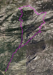 Ortofoto de la ruta